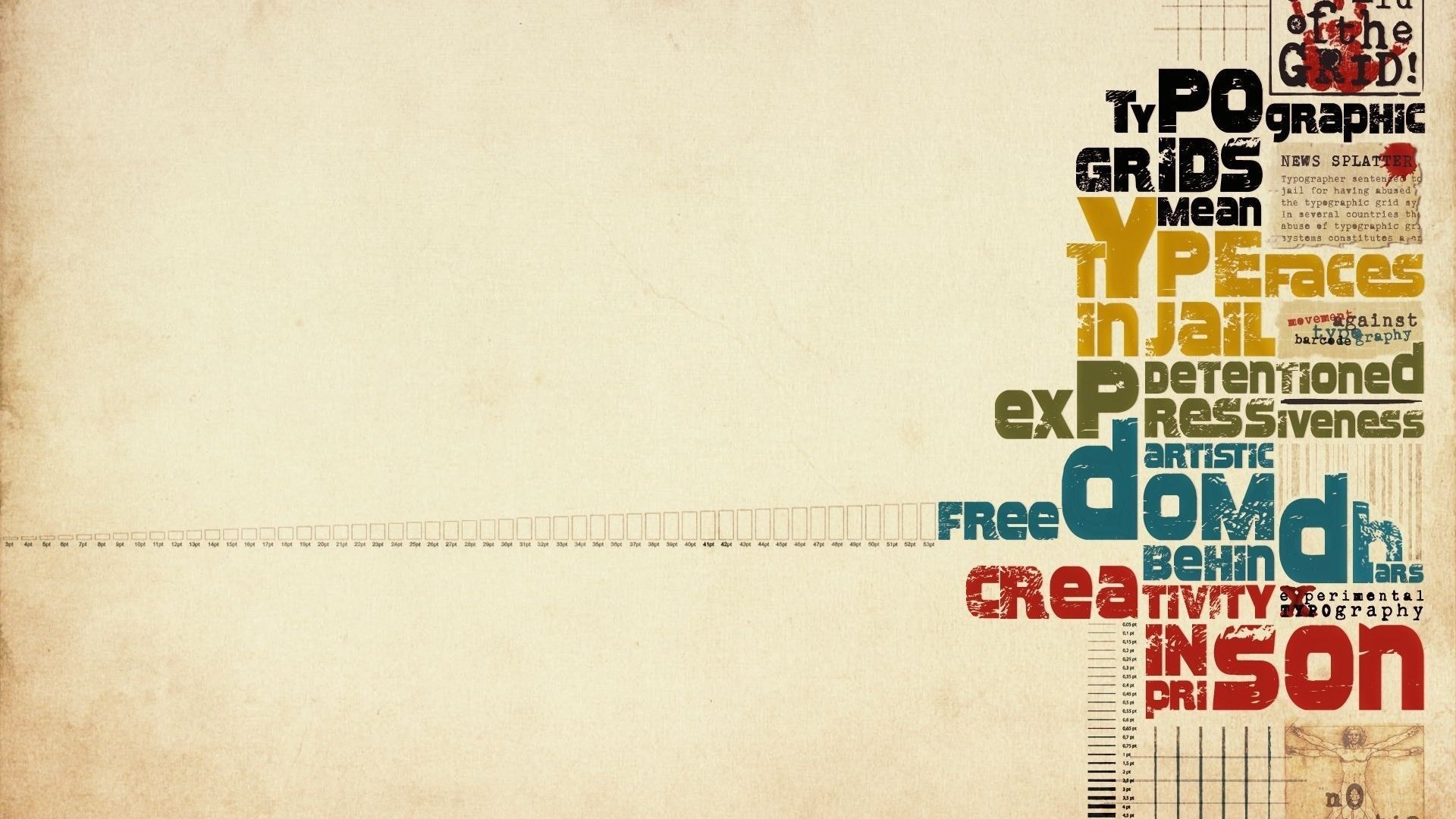 Creative Design Typography Wallpaper